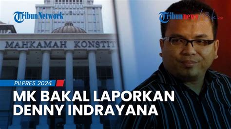 Mahkamah Konstitusi Bakal Laporkan Denny Indrayana Ke Organisasi