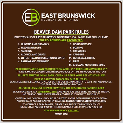 Facilities • Beaver Dam Park