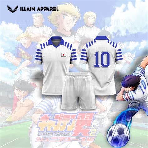 Jual Jersey Football Motif Vl Replika Anime Captain Tsubasa Japan