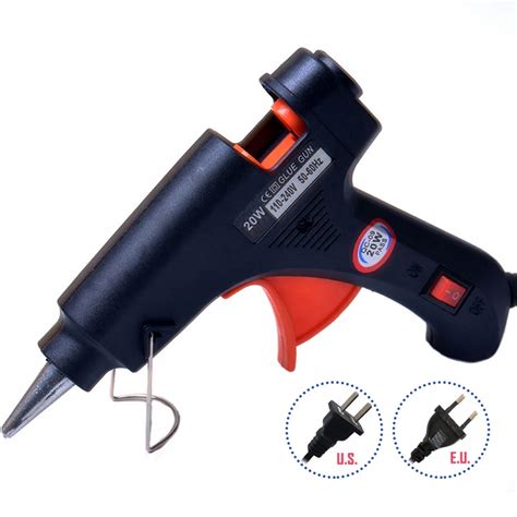 W Hot Melt Glue Gun Mini Household Heat Temperature Thermo Ab Cena Opinie