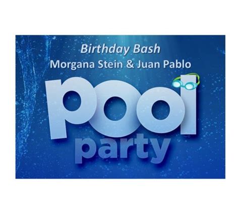 Birthday Bash Morgana Stein Juan Pablo Boeira Pool Party Em Porto