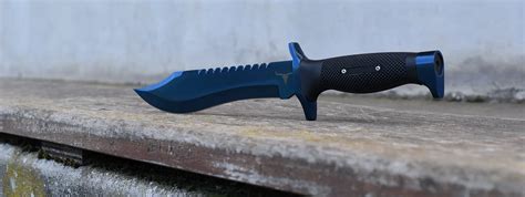 Bowie Blue Steel Irl Real Cs2 Cs Go Knife