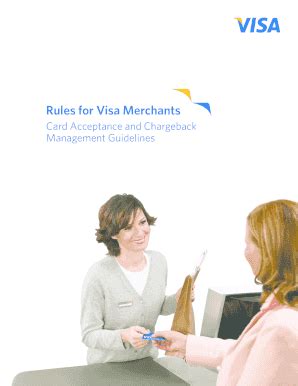 Fillable Online Rules For Visa Merchants Card Acceptance And