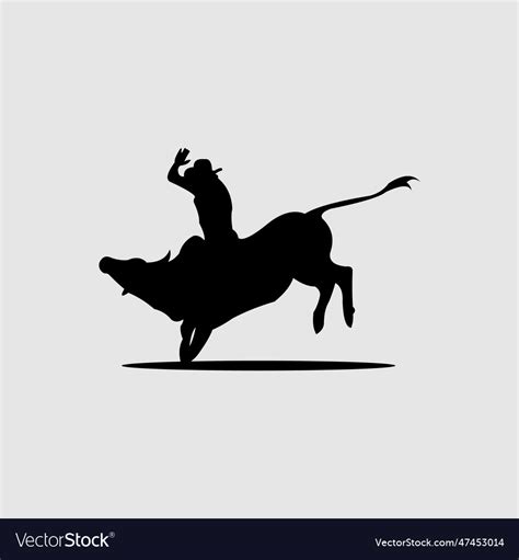 Bull Rider Design Royalty Free Vector Image Vectorstock