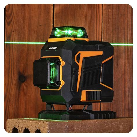 LASER KRZYŻOWY DEKO DKLL16PS1 POZIOMICA 4D PŁASZCZYZNOWA LASEROWA