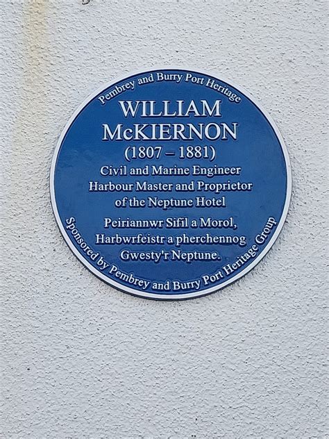 WILLIAM McKIERNON Pembrey And Burry Port Heritage Threftadaeth