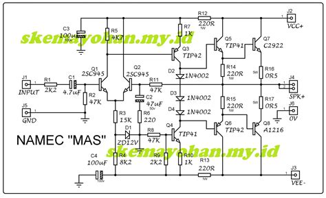 SKEMA NAMEC PCB KUNING (1) - AUDIO SCHEMATICS COLLECTIONAUDIO