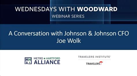 A Conversation With Johnson And Johnson Cfo Joe Wolk Youtube