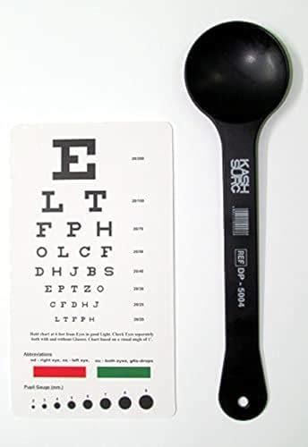 Snellen Pocket Eye Chart With Occluder Industrial