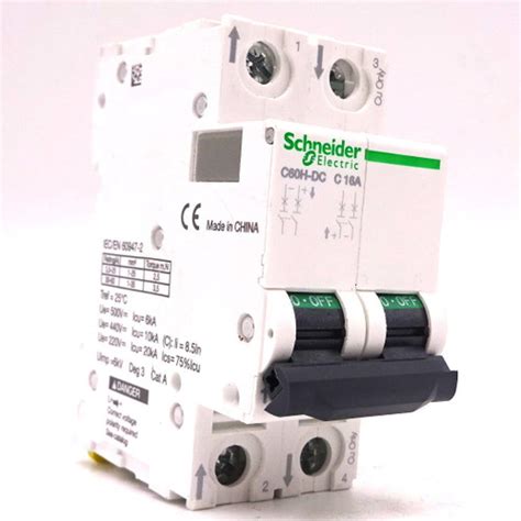 Minature Circuit Breaker C60H-DC-C-16A Schneider 2P C curve 16A *New ...