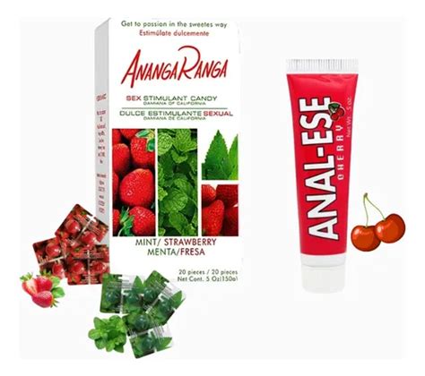 Lubricante Anal Ese Cereza Dulce Estimulante Anangaranga Fresa Menta Meses Sin Inter S