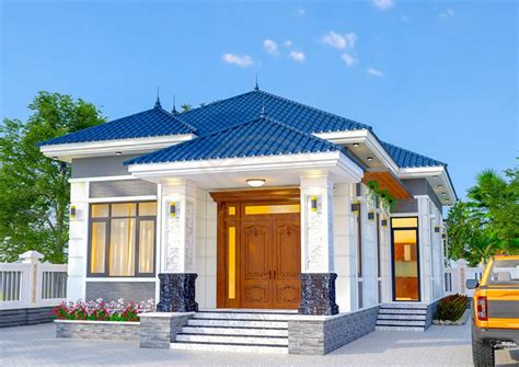 Top 6 Mẫu Nhà Cấp 4 Mái Nhật 3 Phòng Ngủ Tiện Nghi