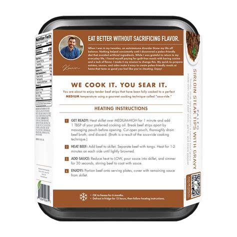 Sirloin Steak Tips with Gravy – Kevin's Natural Foods