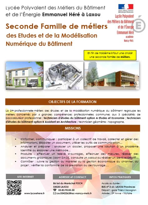 Lycée Emmanuel Héré Métiers des Etudes et de la Modélisation