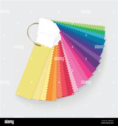 Illustration Of Color Palette Guide For Home Interior Designer Vector