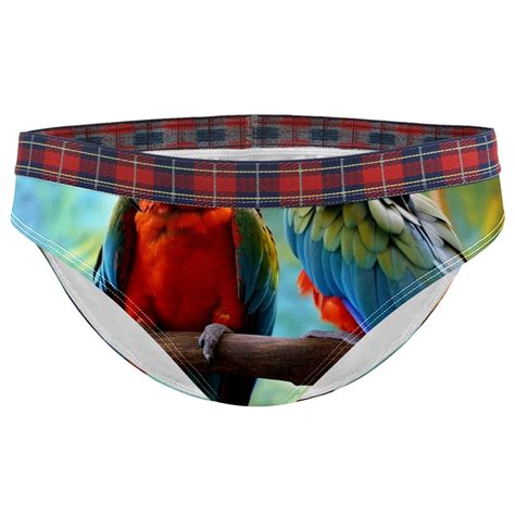 Brief Underwear Bikini Panties For Women Bikini Underwear S Tropical Parrot Bird Walmart