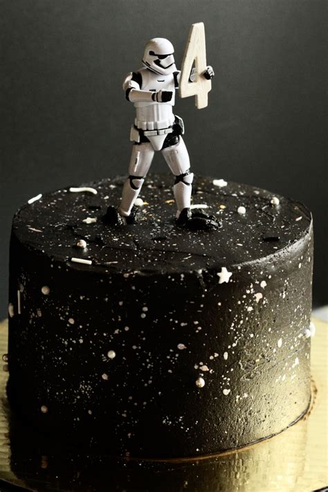 Double Chocolate Star Wars Cake — Betsy Bakes