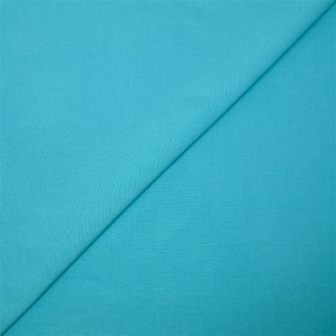voile de coton viscose alma bleu turquoise les coupons de saint pierre