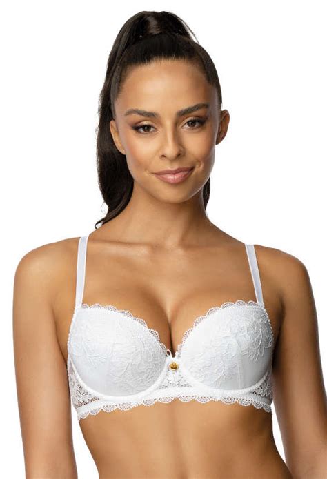 Biustonosz push up biały Estelle M 0198 11 1 80C MAT Lingerie Moda