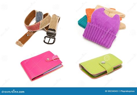 Collection Of Fashion Accessory Stock Image Image Of Head Retro