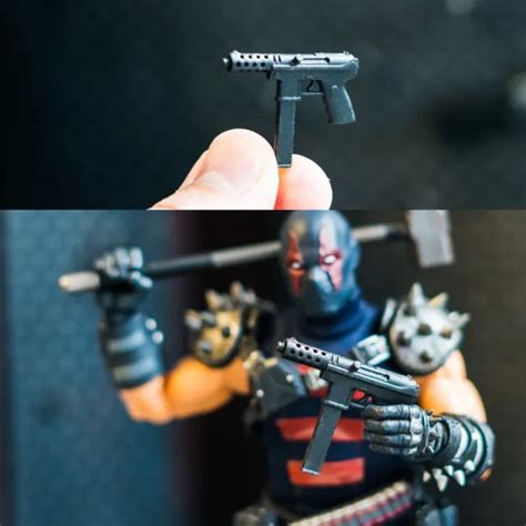 Tec 9 Uzi 112 Scale For Mezco Gi Joe Marvel Legends Eur 905 Picclick De
