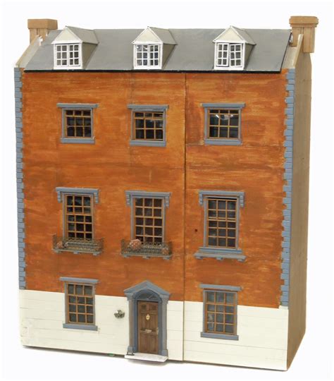 Lot 220 Dolls House In The Form Of A Georgian