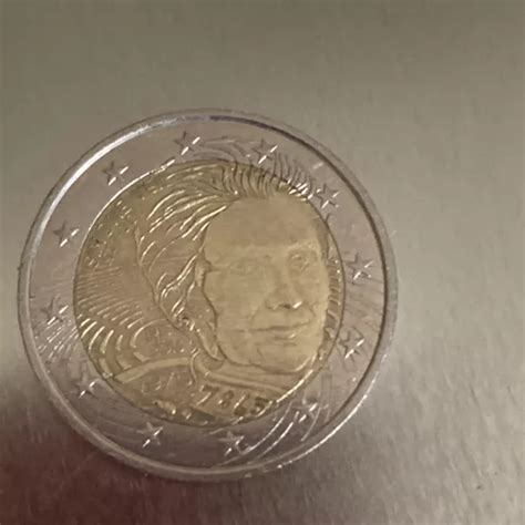 PIÈCE DE 2 Euros Rare SIMONE VEIL EUR 28 00 PicClick FR