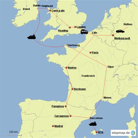 Stepmap Annas Evas Reise Landkarte F R Deutschland