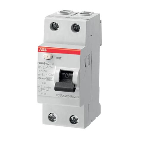 2CSF202002R1400 ABB | ABB 2P, 40A Instantaneous RCD, Trip Sensitivity ...
