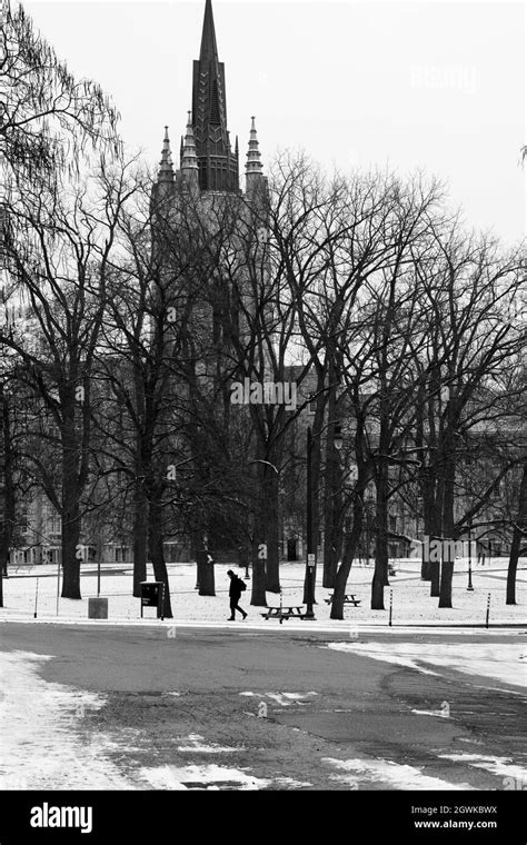 Western University In The Winter Stock Photo Alamy