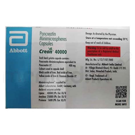 Buy Creon Capsule Online View Uses Price Side Effects And