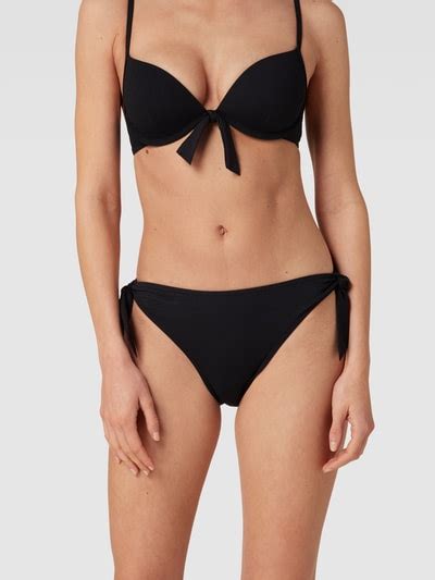 Kup Online Esprit Figi Bikini Z Fakturowanym Wzorem Model Rcs Classic Czarny