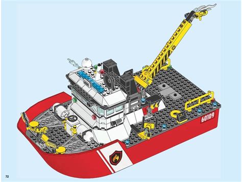 View LEGO® instruction 60109 Fire Boat - LEGO instructions and catalogs ...