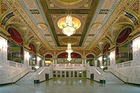 Palace Theater Grand Foyer Watebury Ct © Louis Belloisy Waterbury