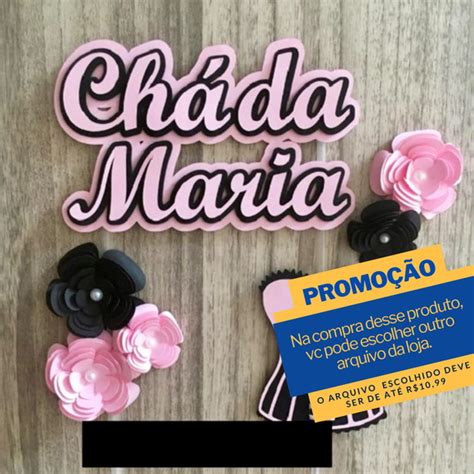 Topo De Bolo Cha De Lingerie Studio Produtos Elo7