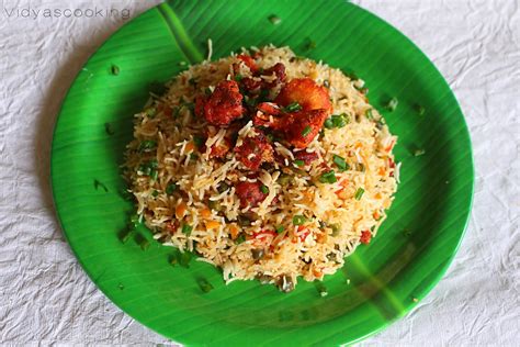 Street Food Style Gobi Fried Rice Recipe Cauliflower Fried Rice Recipe