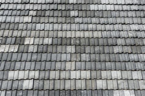 Grey Ceramic Roof Tiles Texture Stock Image - Image of ceramics ...