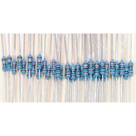 mini size metal film resistor pack  pieces jaycar australia