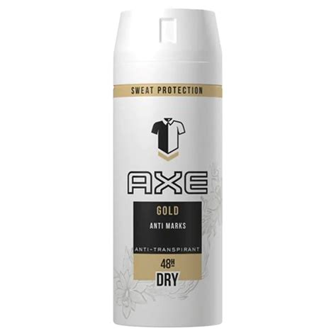 Axe Dezodorant w sprayu Gold Anti Marks Dry 150 ml | Wasserman.eu