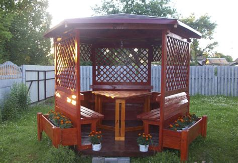 Купить беседку из дерева в Минске по отличной цене | Drevstill.by