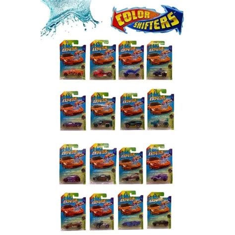 KIT Carrinhos Muda de Cor Na Água Cast Color Shifters Hot Cars Shopee Brasil