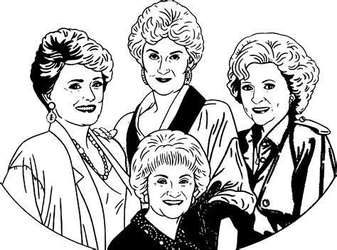 The Golden Girls Compatible With Cricut And Silhouette Vinyl Etsy