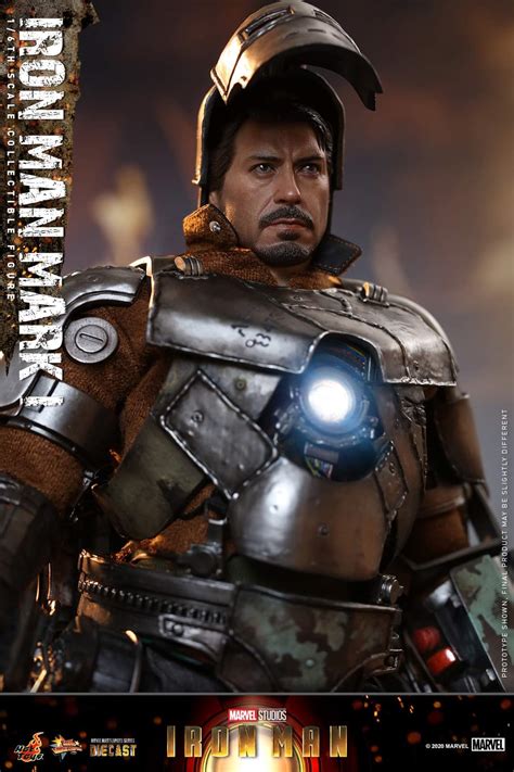 Hot Toys Iron Man Mark I Figure Sixth Scale Marvel Limited Collectible Comic Concepts