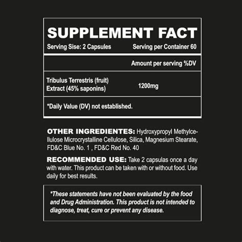 Tribulus 1200 - Amfitnesstetic