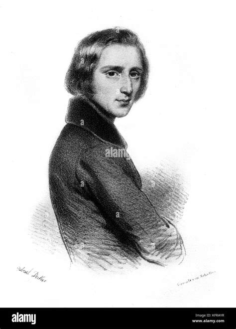 Franz Liszt 1811 1886 Hungarian Pianist Hi Res Stock Photography And