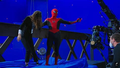 green screen  filmmaking backstage
