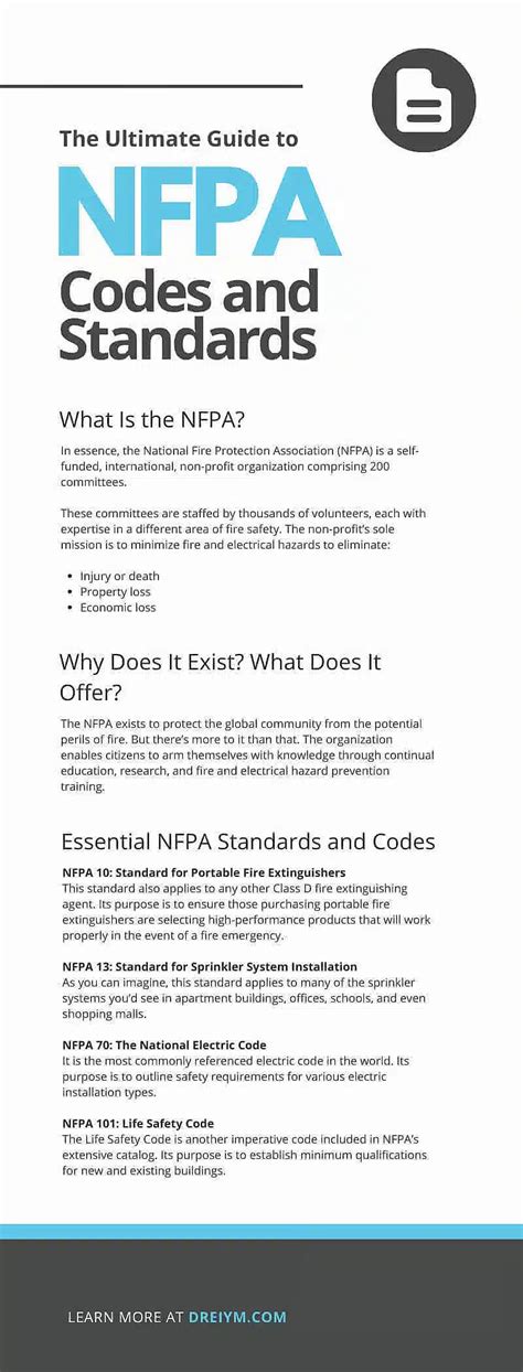 The Ultimate Guide To Nfpa Codes And Standards Dreiym Engi