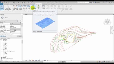 Cómo crear una topografia en Revit a partir de un archivo de AutoCAD