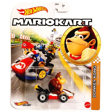 Miniatura Hot Wheels Mario Kart Donkey Kong Standard Kart Original Mattel Escala Shopee