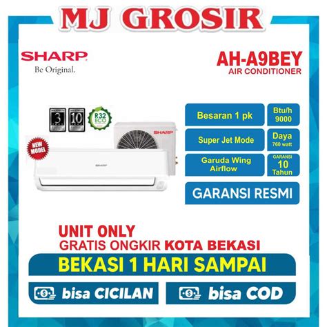 Jual Ac Sharp Ah A Bey Ah A Say Pk Pk Unit Only Shopee